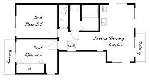 間取図(平面図)