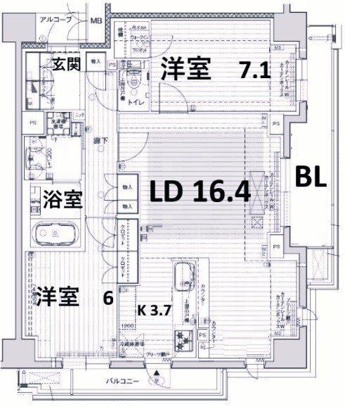 間取図(平面図)