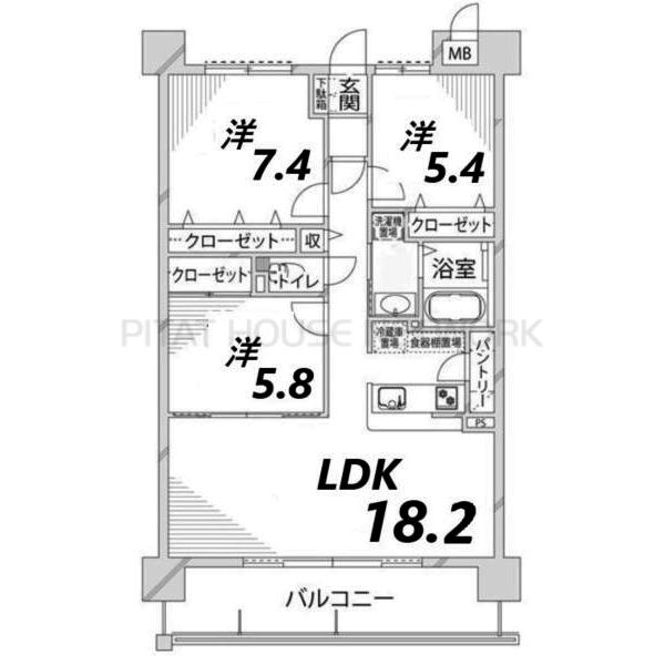 間取図(平面図)