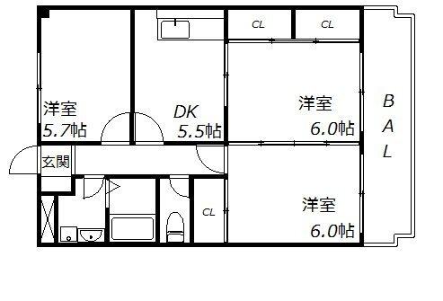 間取図(平面図)