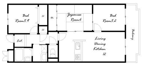 間取図(平面図)