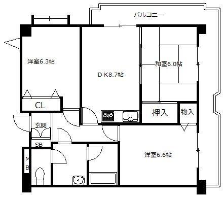 間取図(平面図)