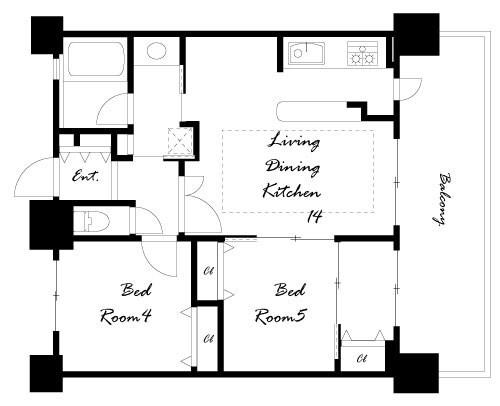 間取図(平面図)