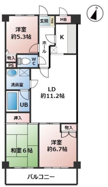 間取図(平面図)