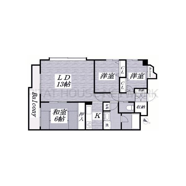 間取図(平面図)
