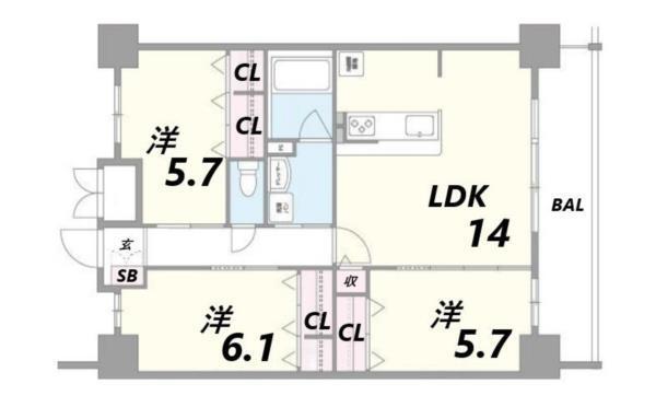 間取図(平面図)
