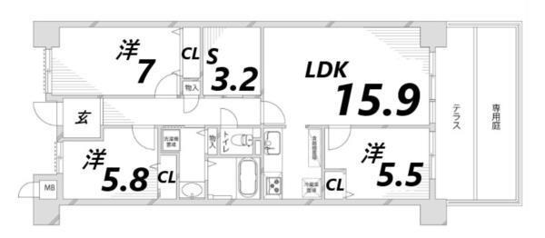 間取図(平面図)
