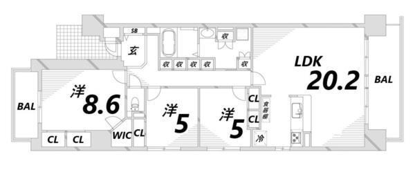 間取図(平面図)