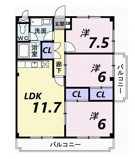 間取図(平面図)