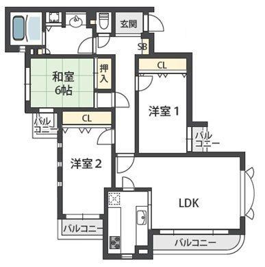 間取図(平面図)