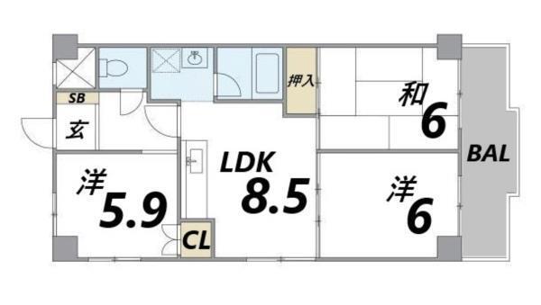 間取図(平面図)