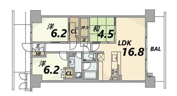 間取図(平面図)