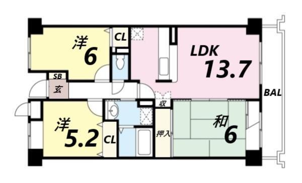 間取図(平面図)