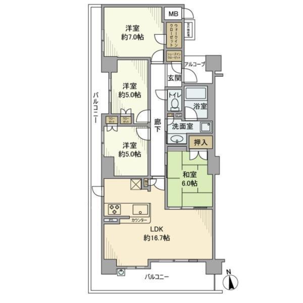 間取図(平面図)