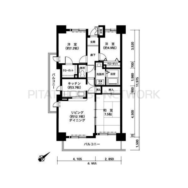 間取図(平面図)