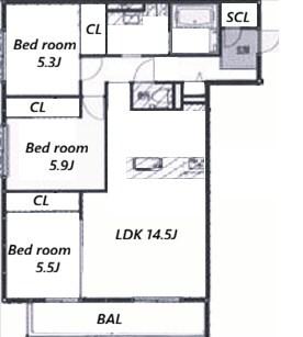 間取図(平面図)