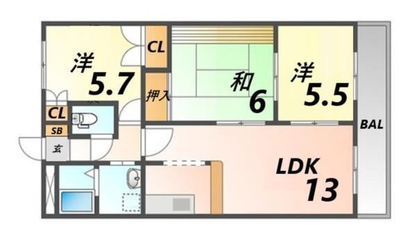間取図(平面図)