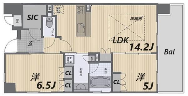 間取図(平面図)