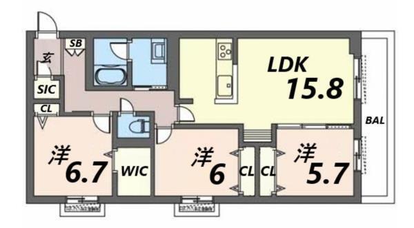 間取図(平面図)