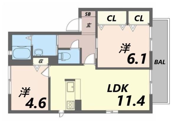 間取図(平面図)