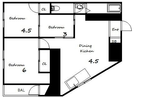 間取図(平面図)