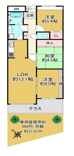 間取図(平面図)