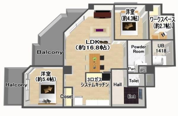 間取図(平面図)