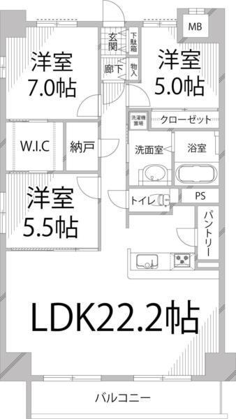 間取図(平面図)