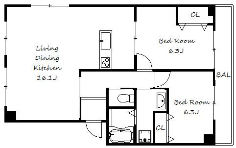 間取図(平面図)
