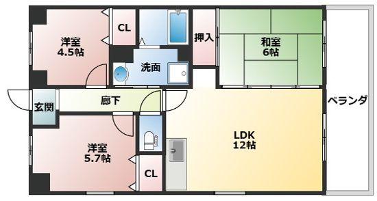 間取図(平面図)
