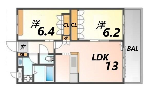 間取図(平面図)