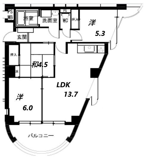 間取図(平面図)