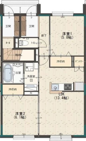 間取図(平面図)