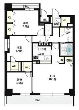 間取図(平面図)