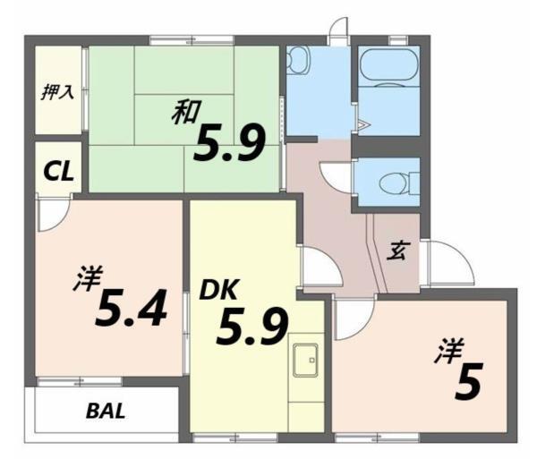 間取図(平面図)