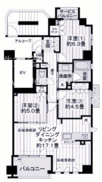 間取図(平面図)
