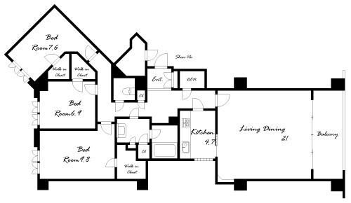 間取図(平面図)