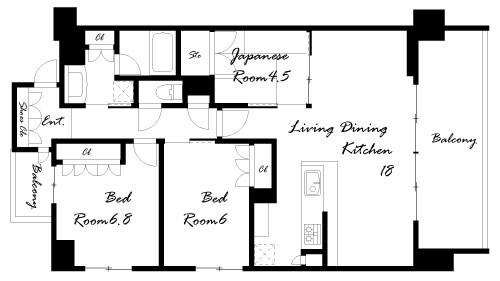 間取図(平面図)