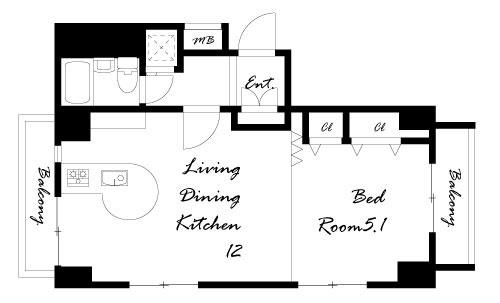 間取図(平面図)