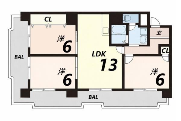 間取図(平面図)