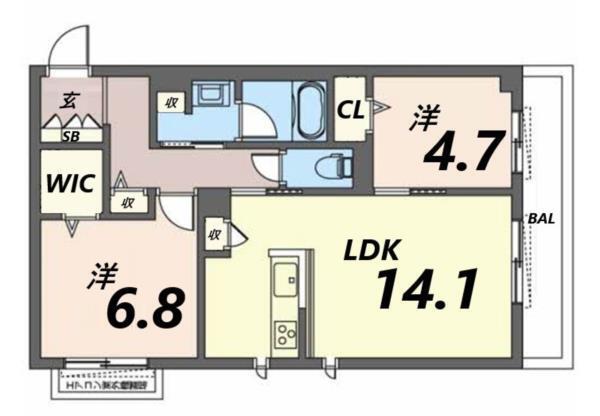 間取図(平面図)