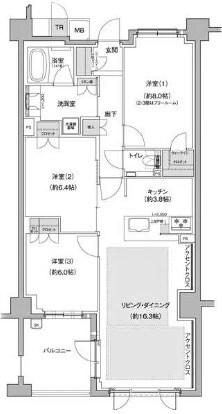 間取図(平面図)
