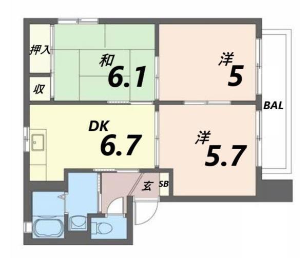 間取図(平面図)