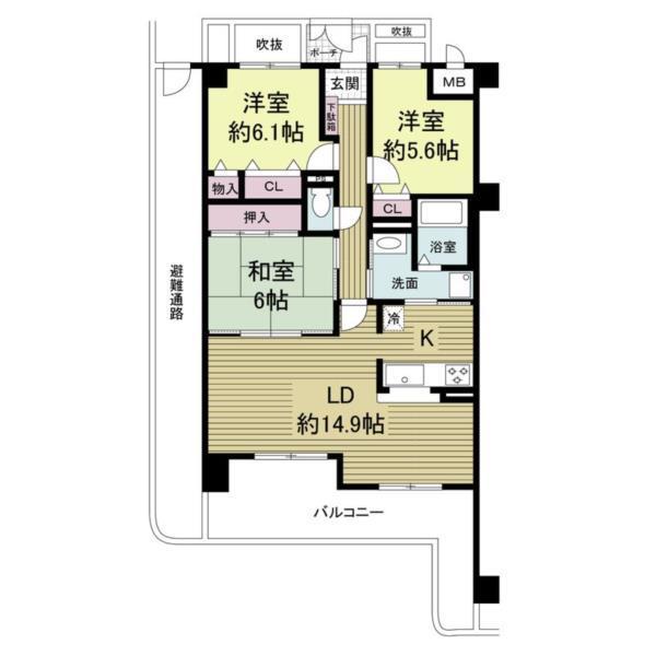 間取図(平面図)