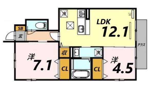 間取図(平面図)