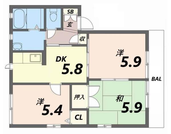 間取図(平面図)