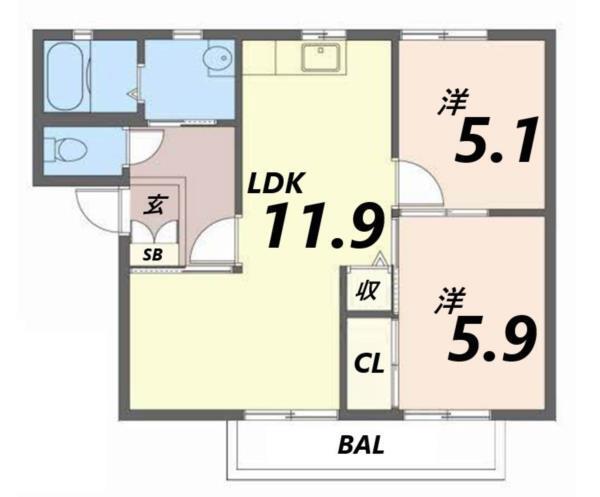 間取図(平面図)