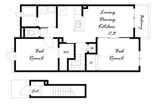 間取図(平面図)