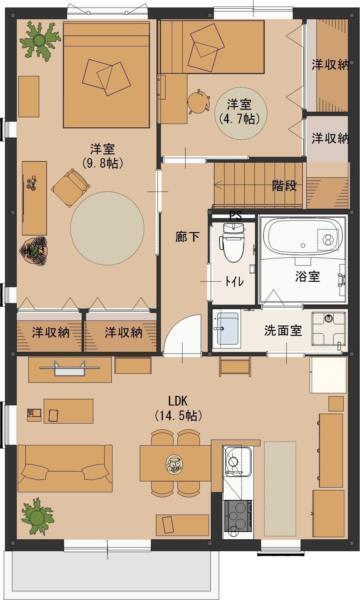 間取図(平面図)