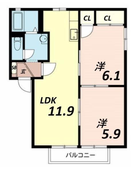 間取図(平面図)